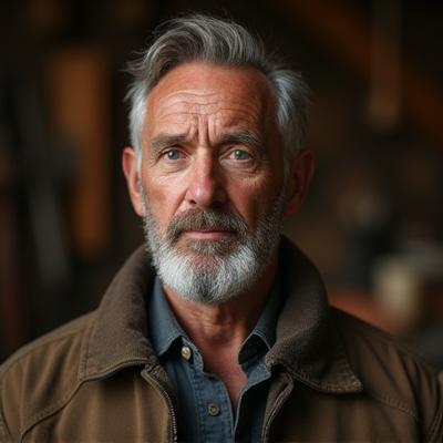 Portrait of Marcus Thorne, Harbor Timber Co. Restoration Specialist.