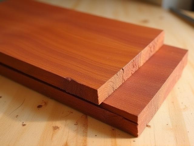 Marine-grade Mahogany planks