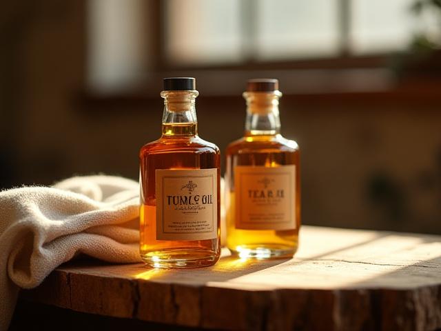 Bottles of Tung Oil and Teak Oil